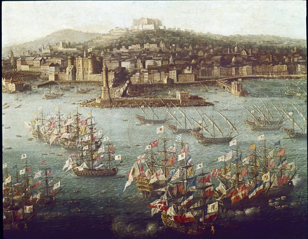 Partenza di Carlo di Borbone per la Spagna - Museo del Prado, Madrid, dettaglio